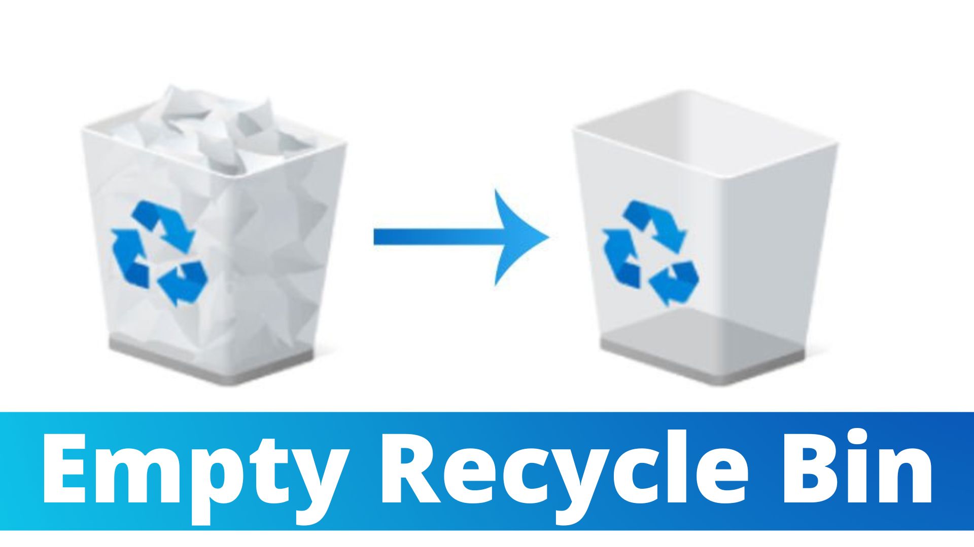 empty recycle bin in PC or laptop